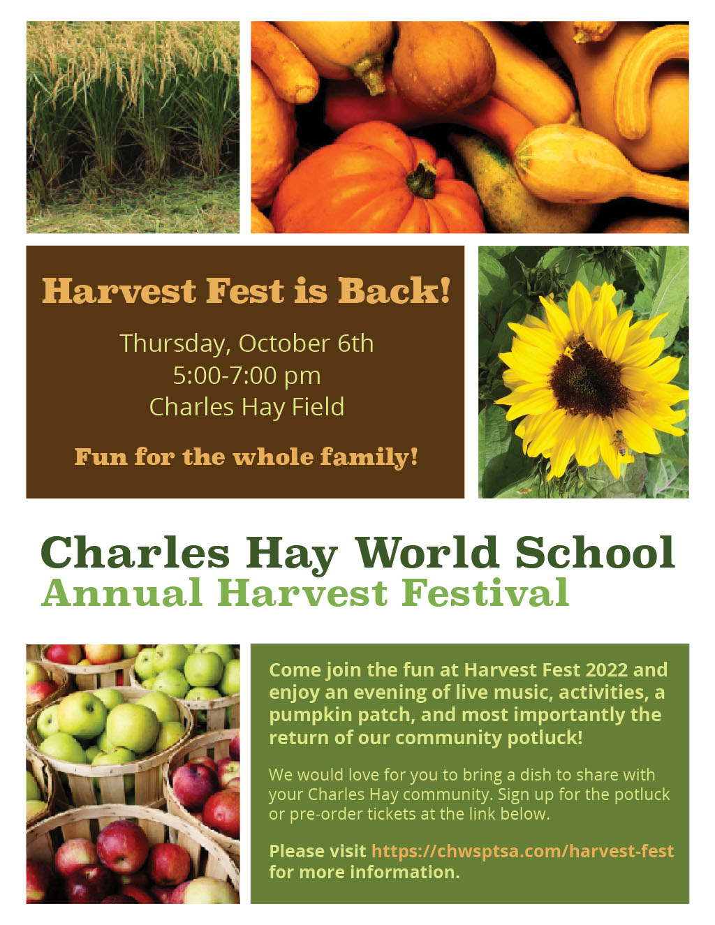 Harvest Fest 2022 Flyer